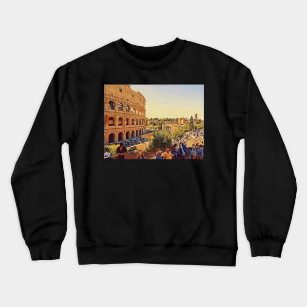 Coliseum Crewneck Sweatshirt by cosefeco